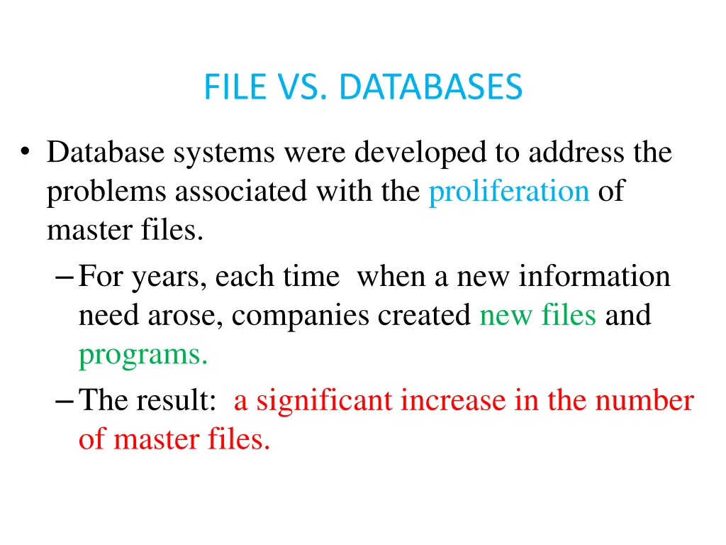 file vs databases 2