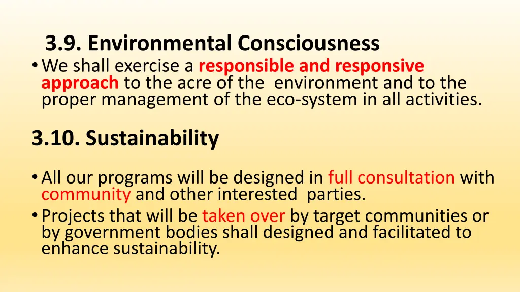 3 9 environmental consciousness we shall exercise