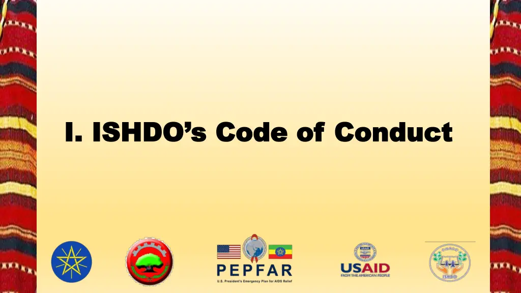 i ishdo s code of conduct i ishdo s code