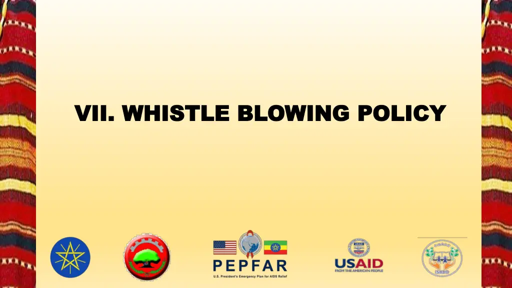 vii whistle blowing policy vii whistle blowing