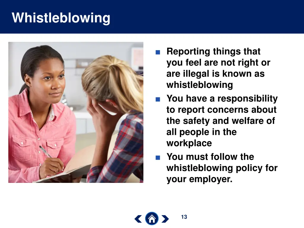 whistleblowing