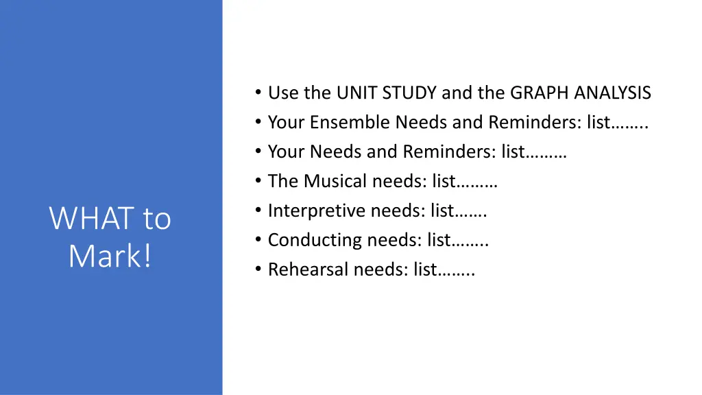 use the unit study and the graph analysis your