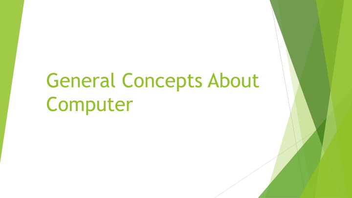 general concepts about computer