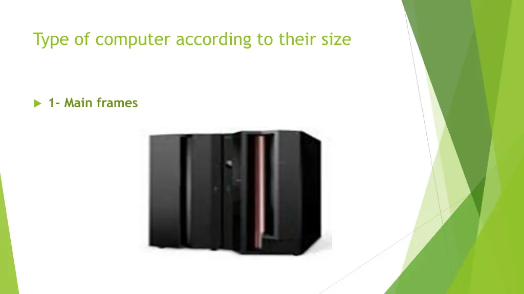 type of computer according to their size 1