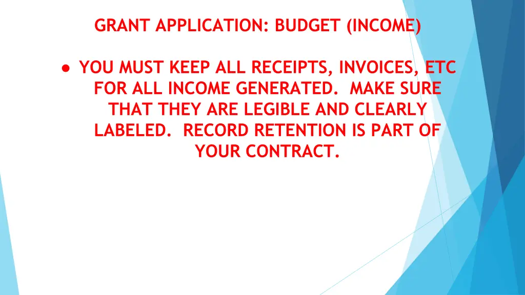 grant application budget income 1