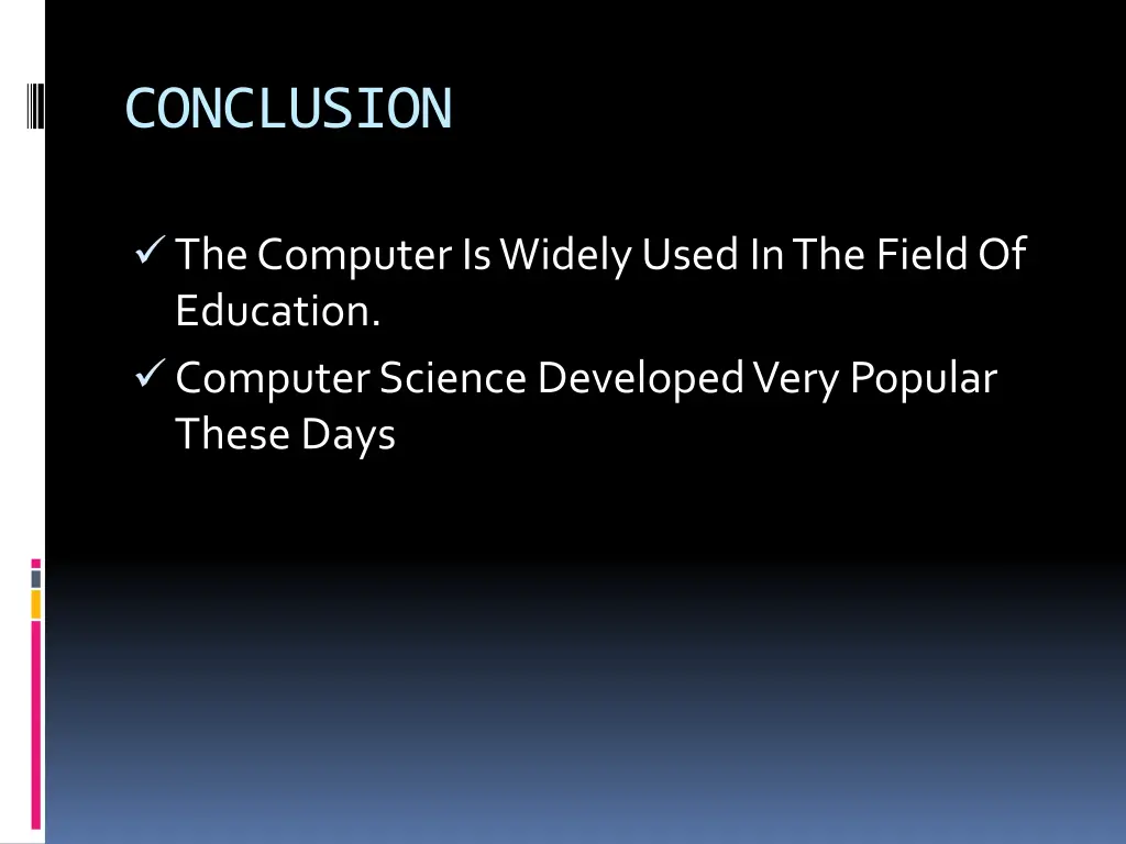 conclusion