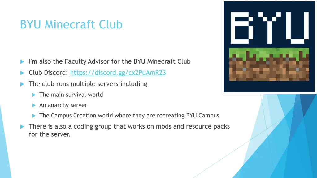 byu minecraft club