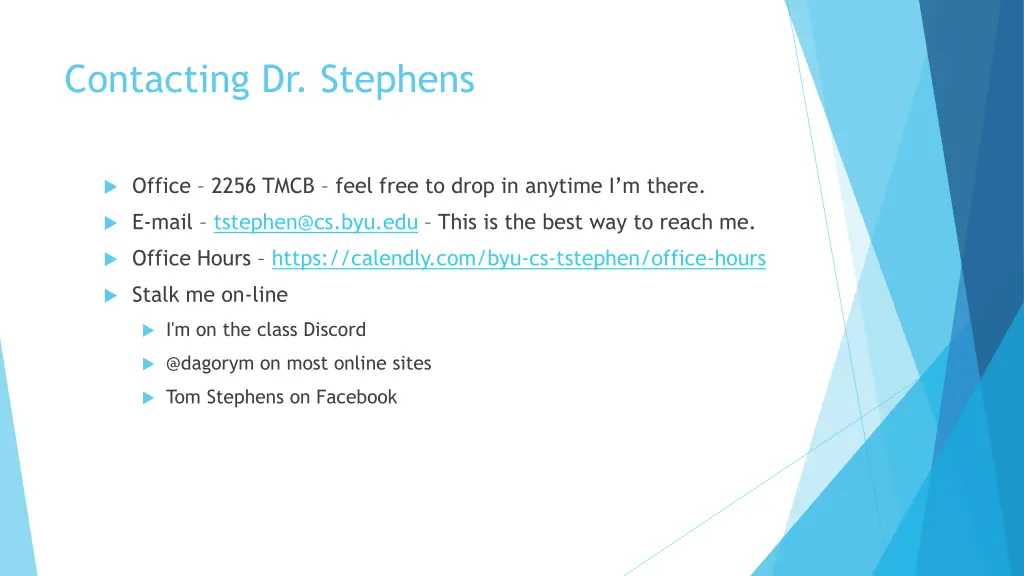 contacting dr stephens