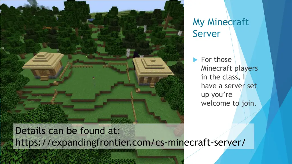 my minecraft server