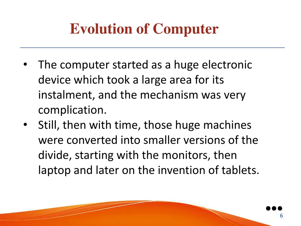 evolution of computer