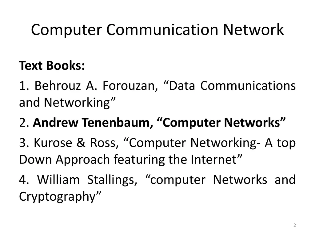 computer communication network 1