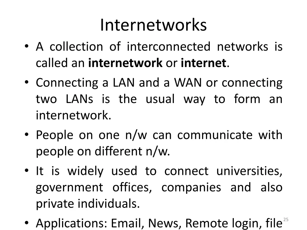 internetworks