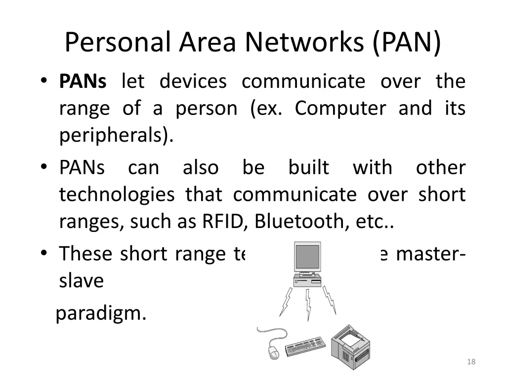 personal area networks pan pans let devices