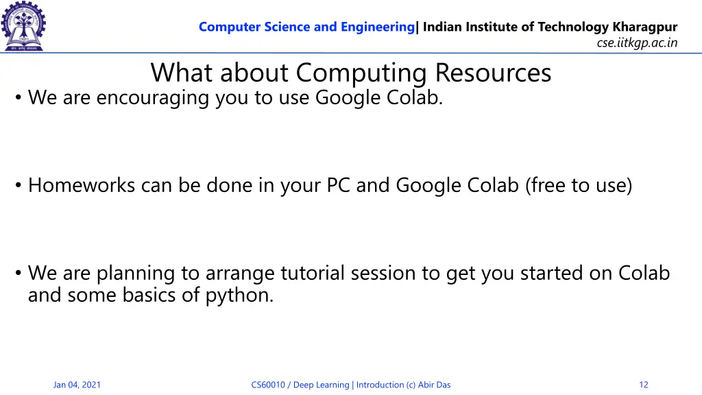 computer science and engineering indian institute 11