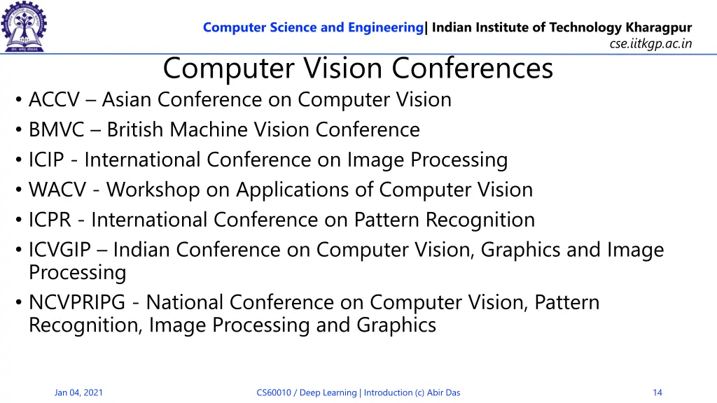 computer science and engineering indian institute 13