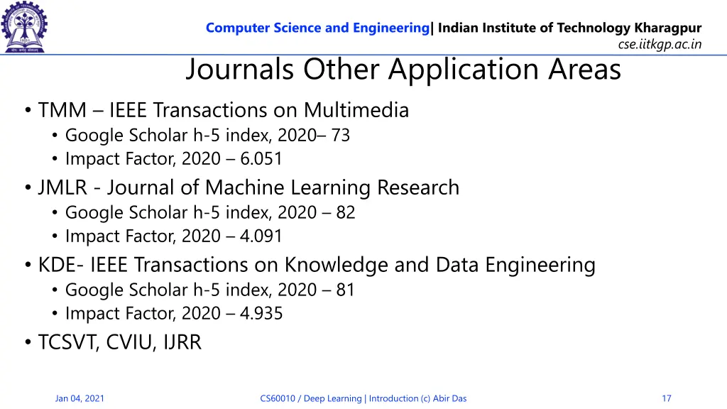 computer science and engineering indian institute 16