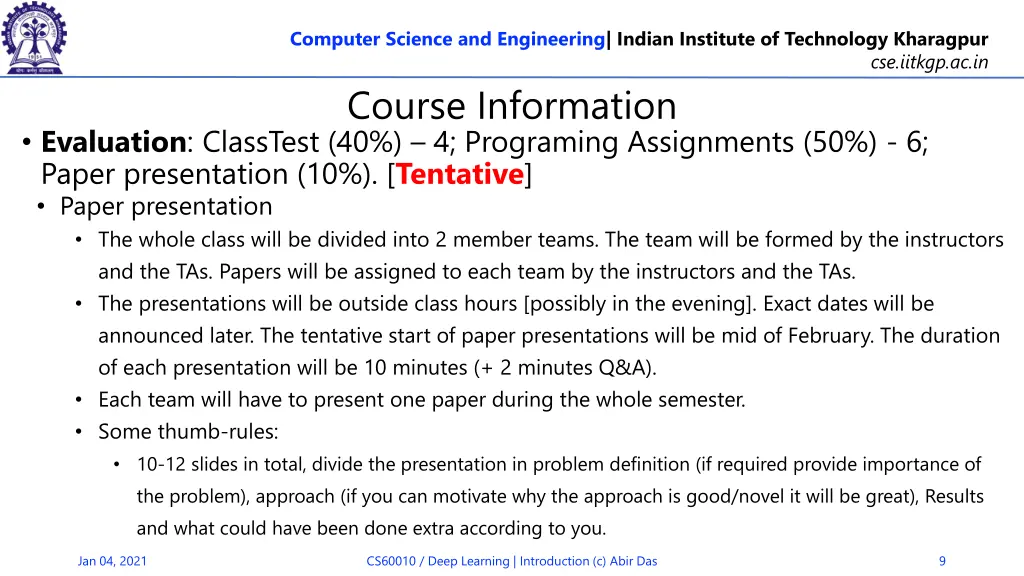 computer science and engineering indian institute 8