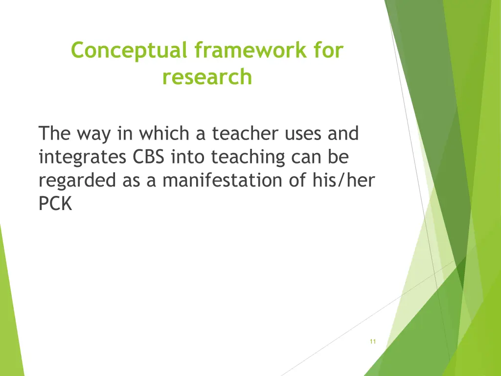 conceptual framework for research