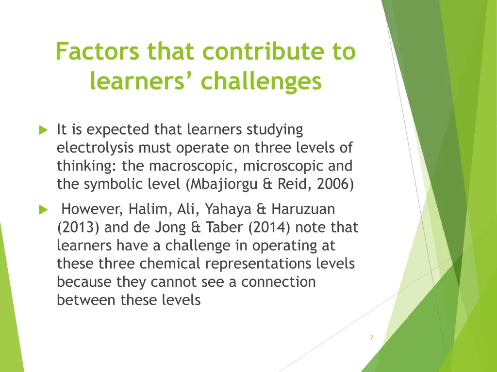 factors that contribute to learners challenges 2