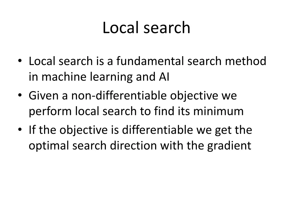 local search