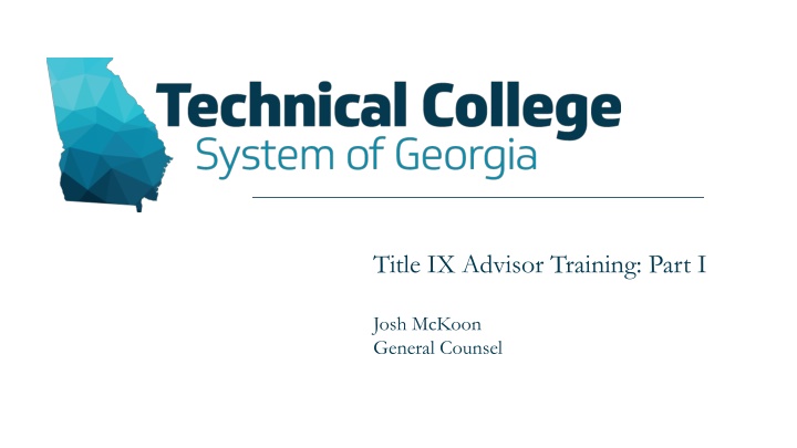 title ix advisor training part i