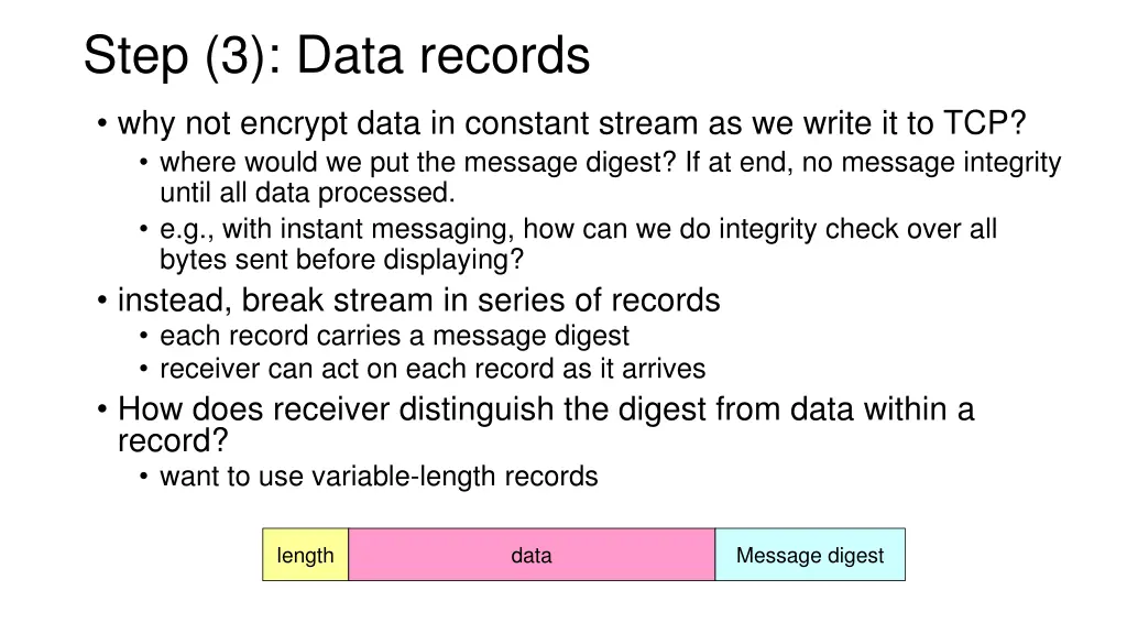 step 3 data records