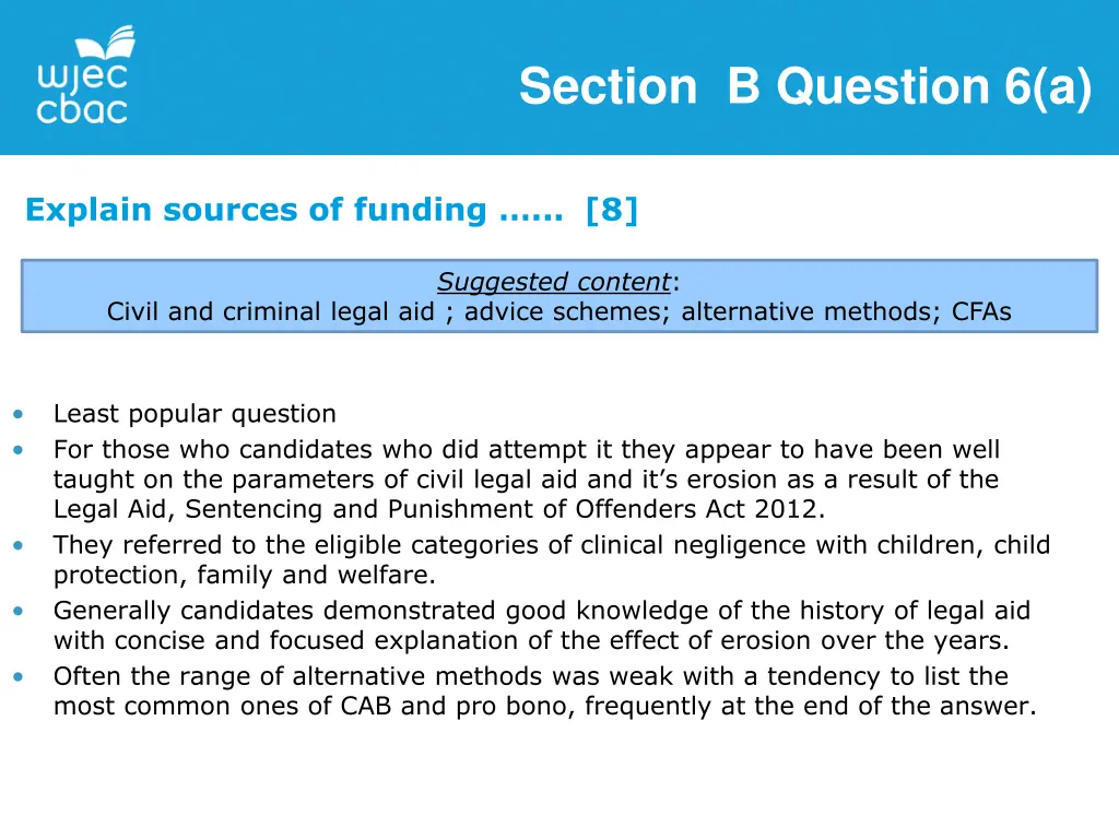 section b question 6 a