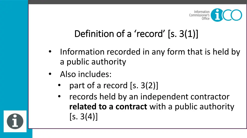 definition of a record s 3 1 definition