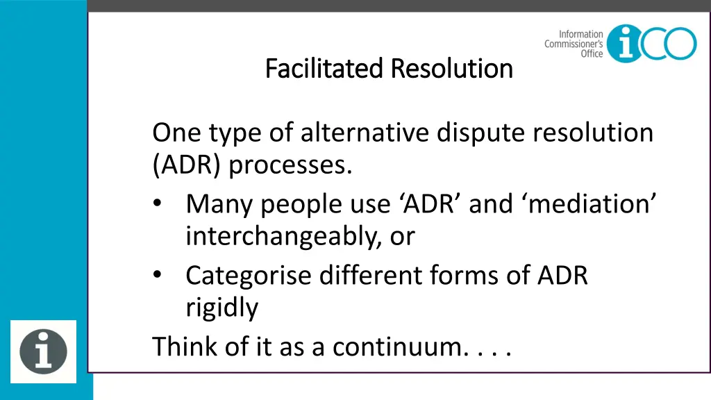 facilitated resolution facilitated resolution