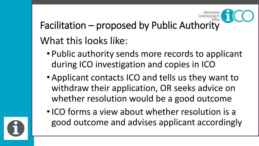 facilitation facilitation proposed by public