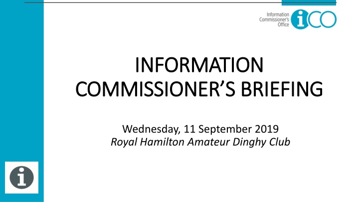 information information commissioner s briefing