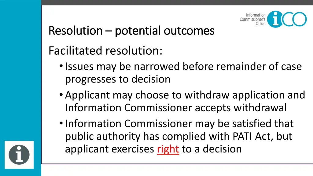 resolution resolution potential outcomes 1