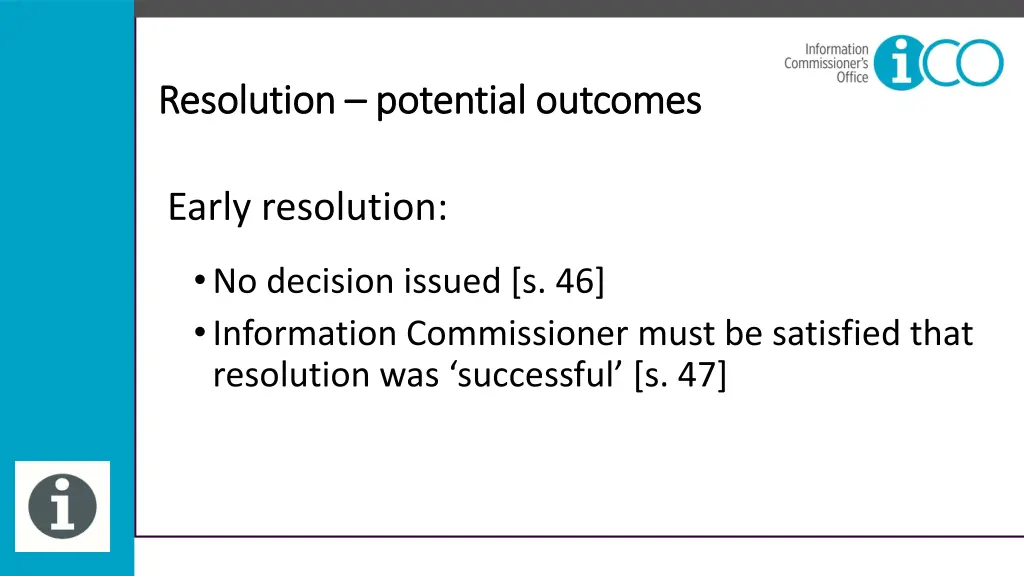 resolution resolution potential outcomes