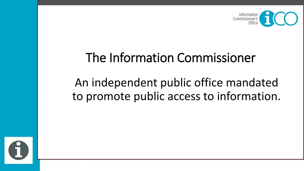 the information commissioner the information