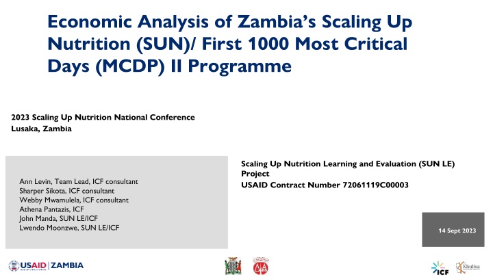 economic analysis of zambia s scaling