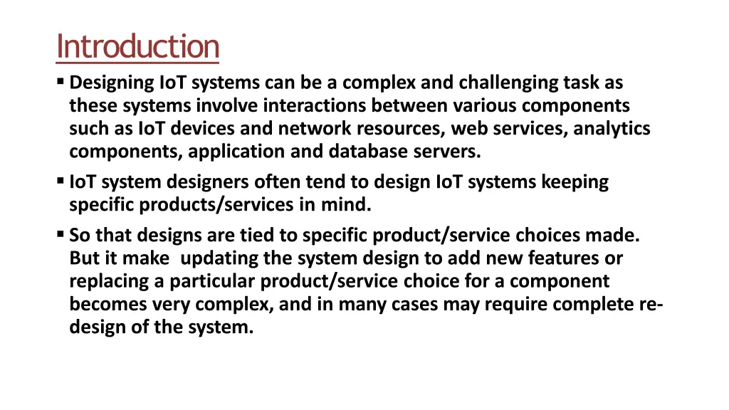 introduction designing iot systems