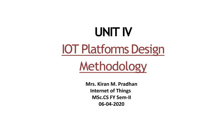 unit iv