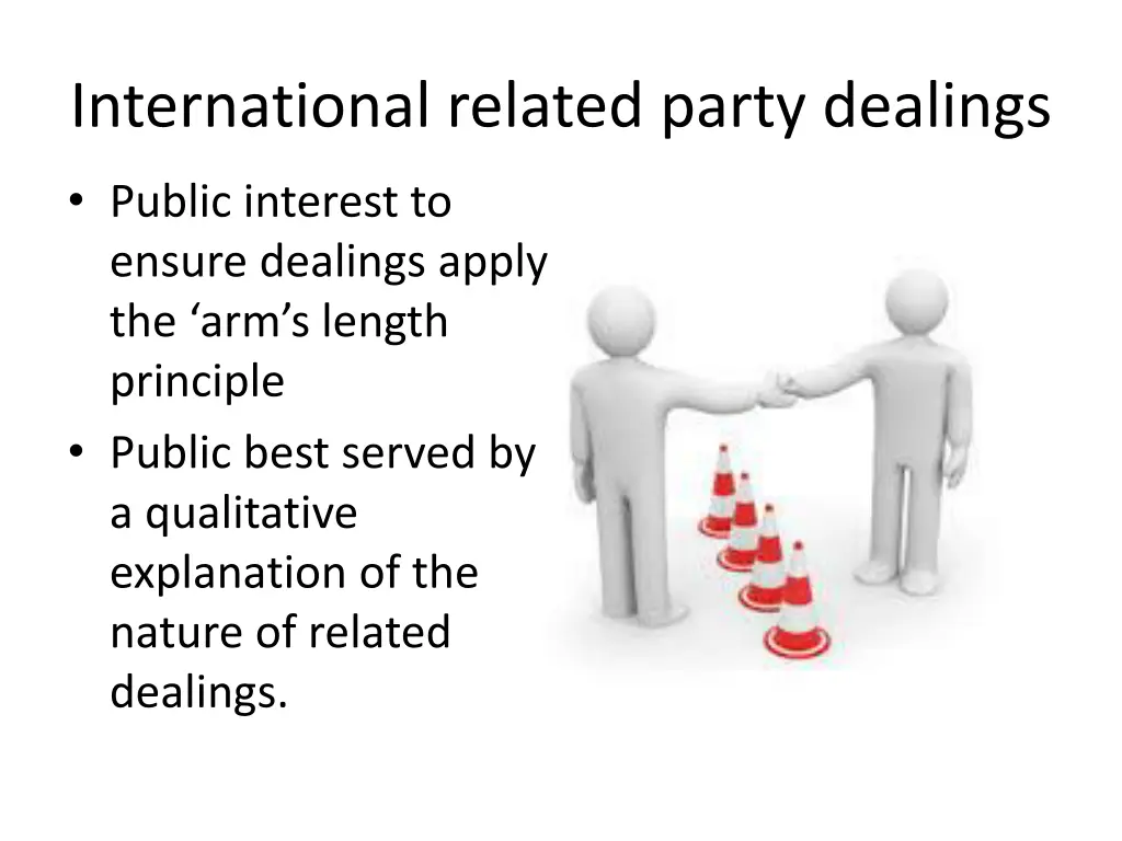 international related party dealings