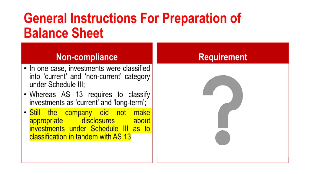 general instructions for preparation of balance 2