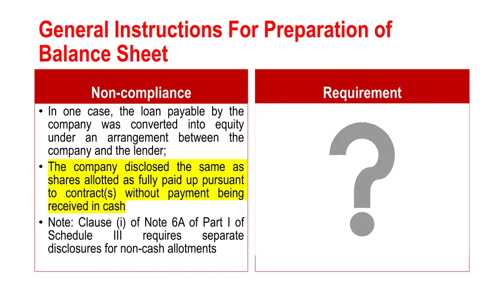 general instructions for preparation of balance 7