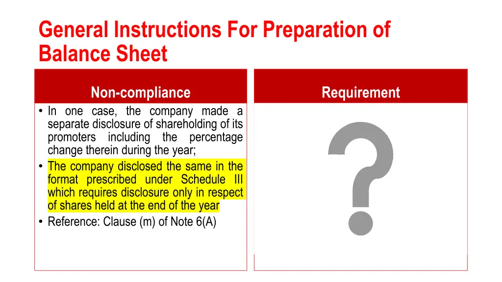 general instructions for preparation of balance 8