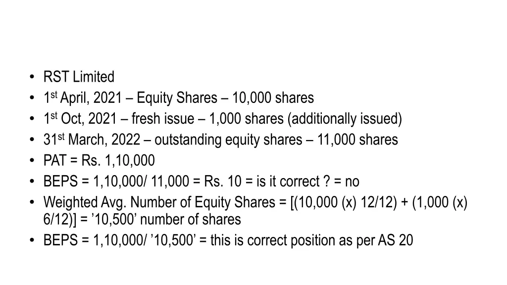 rst limited 1 st april 2021 equity shares 1