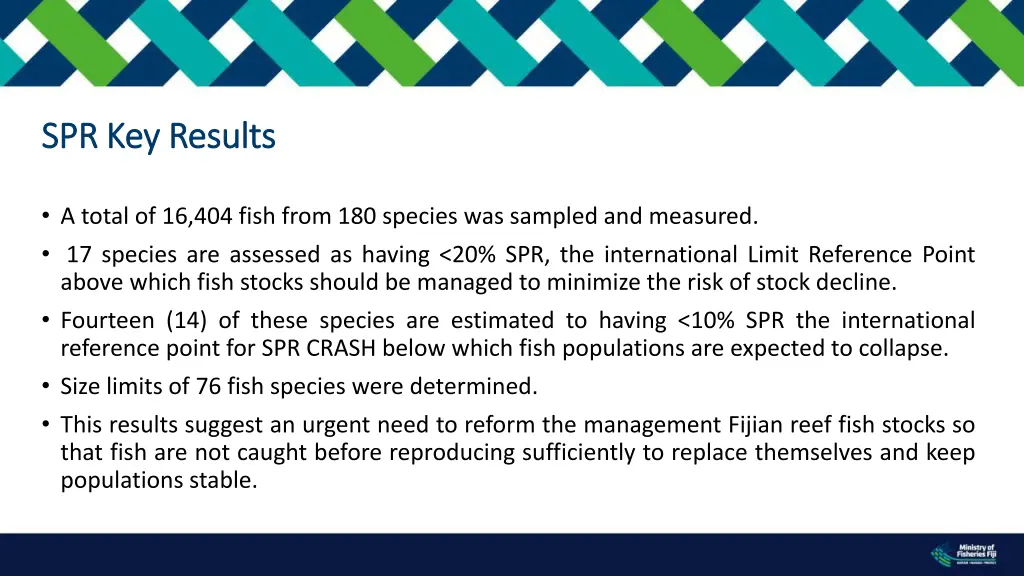 spr key results spr key results