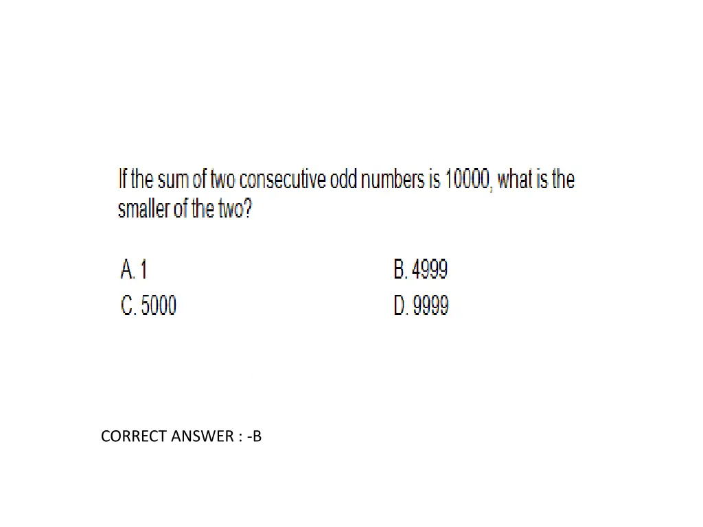 correct answer b 5