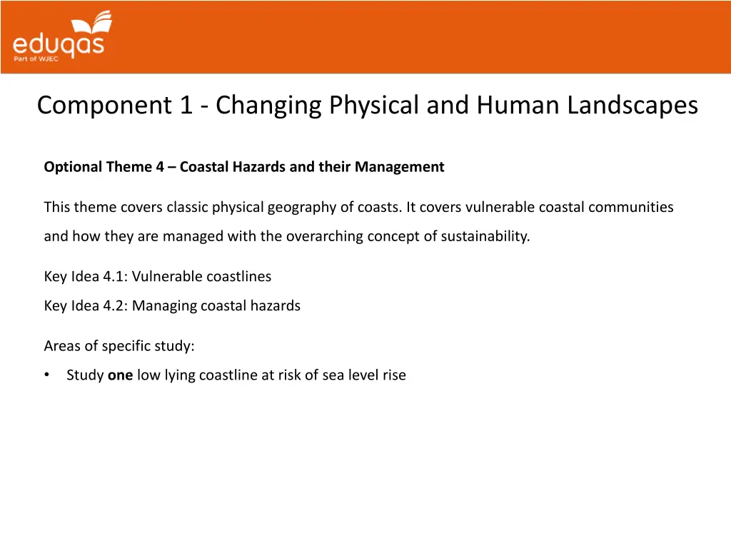 component 1 changing physical and human landscapes 4