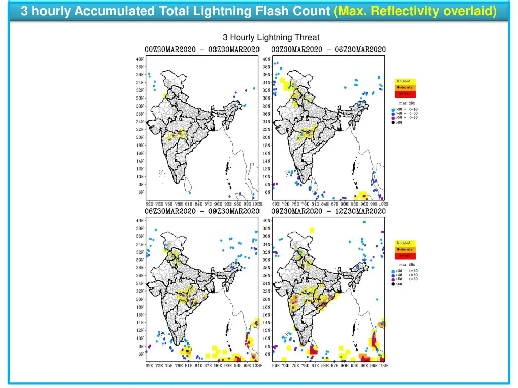 3 hourly accumulated total lightning flash count