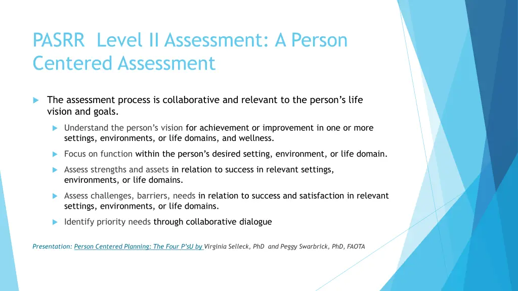 pasrr level ii assessment a person centered 1