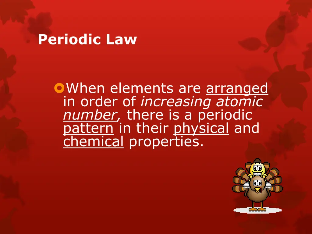 periodic law