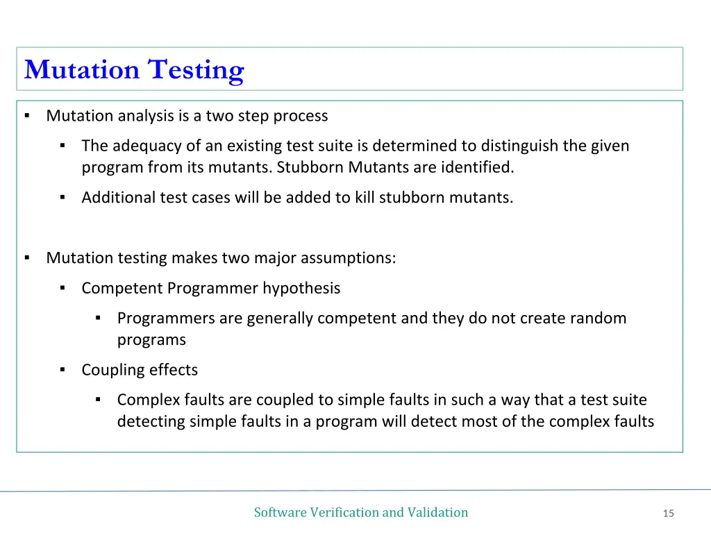 mutation testing 1