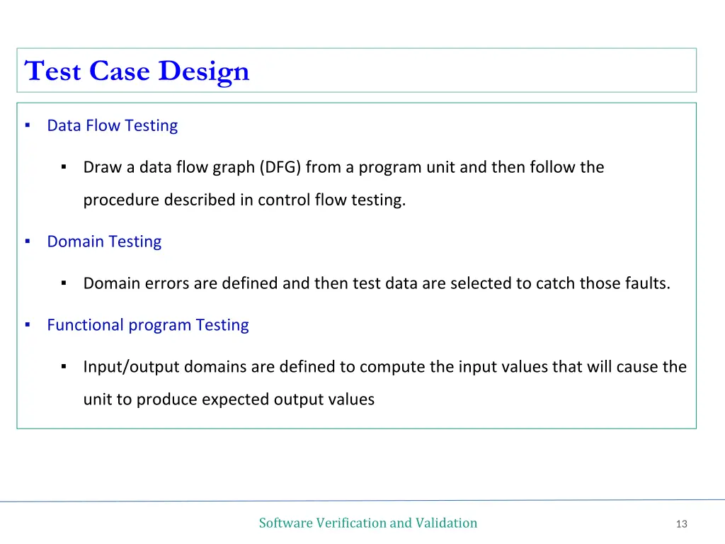 test case design 1